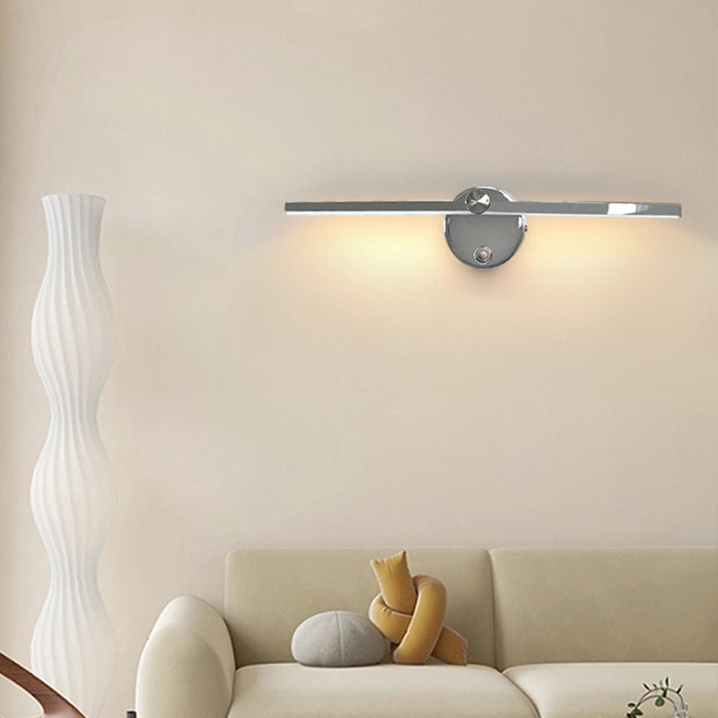 Aluminum Long Strip Rotatable LED Wall Sconce Lamp