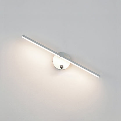 Aluminum Long Strip Rotatable LED Wall Sconce Lamp