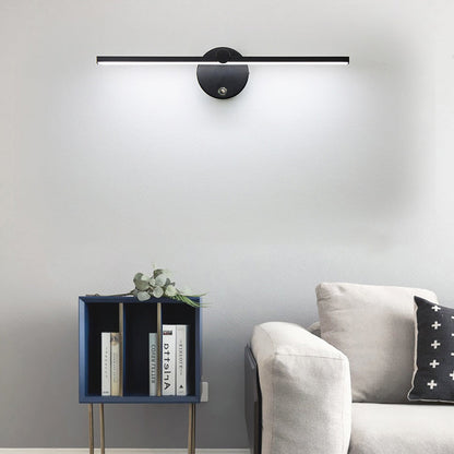 Aluminum Long Strip Rotatable LED Wall Sconce Lamp