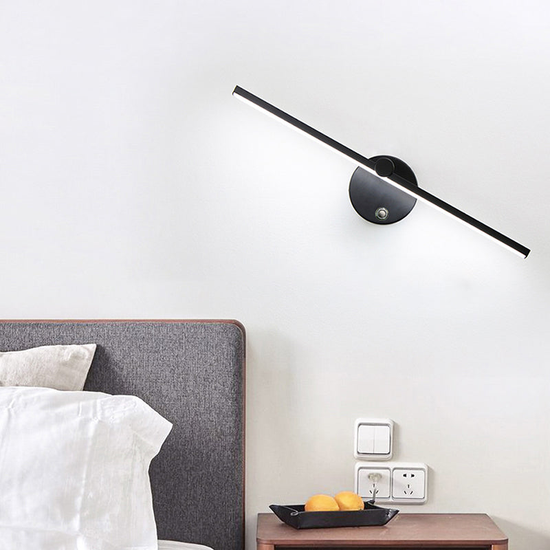 Aluminum Long Strip Rotatable LED Wall Sconce Lamp