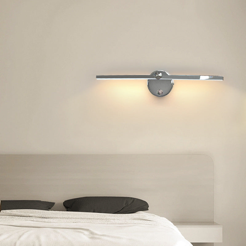 Aluminum Long Strip Rotatable LED Wall Sconce Lamp