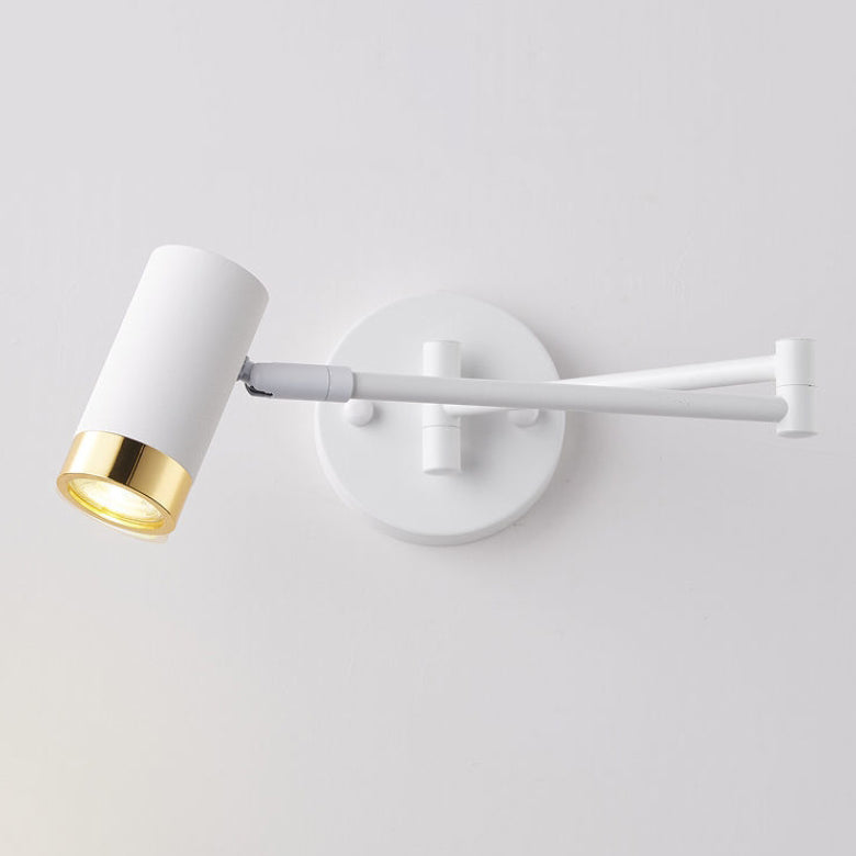 Scandinavian Aluminum Glass 1-Light Wall Sconce Lamp