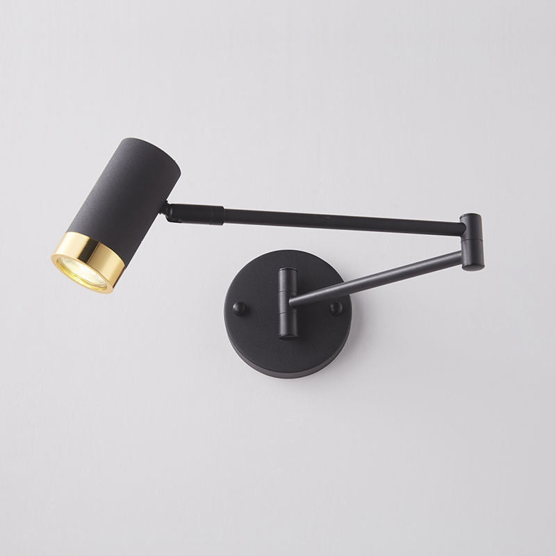Scandinavian Aluminum Glass 1-Light Wall Sconce Lamp