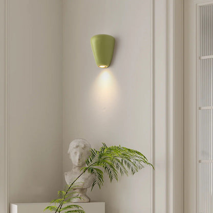 Scandinavian Oval Iron Resin LED Wall Sconce Lamp
