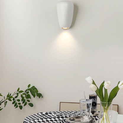 Scandinavian Oval Iron Resin LED Wall Sconce Lamp