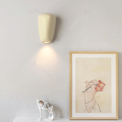 Scandinavian Oval Iron Resin LED Wall Sconce Lamp