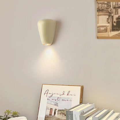 Scandinavian Oval Iron Resin LED Wall Sconce Lamp