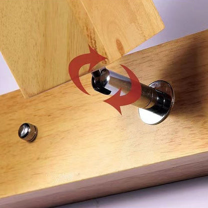 Round Rectangle Linear Wood 1/2/3/4 Light Wall Sconce Lamp