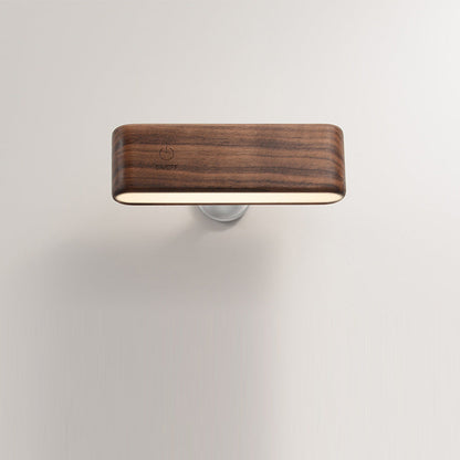 Rectangular Wood Magnetic Suction LED Wall Sconce Lamp