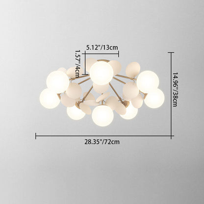 Contemporary Flower Ceiling Light