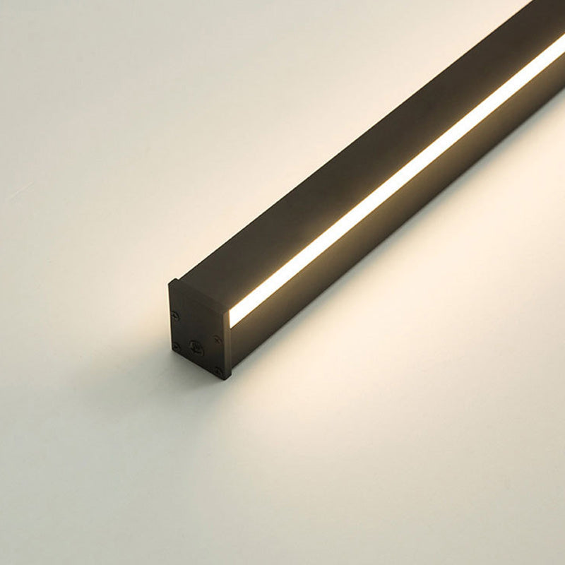 Linear Long Rectangular Iron PC LED Wall Sconce Lamp