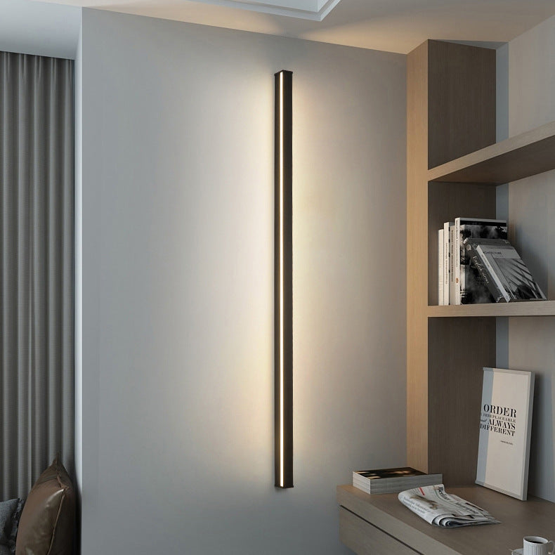 Linear Long Rectangular Iron PC LED Wall Sconce Lamp