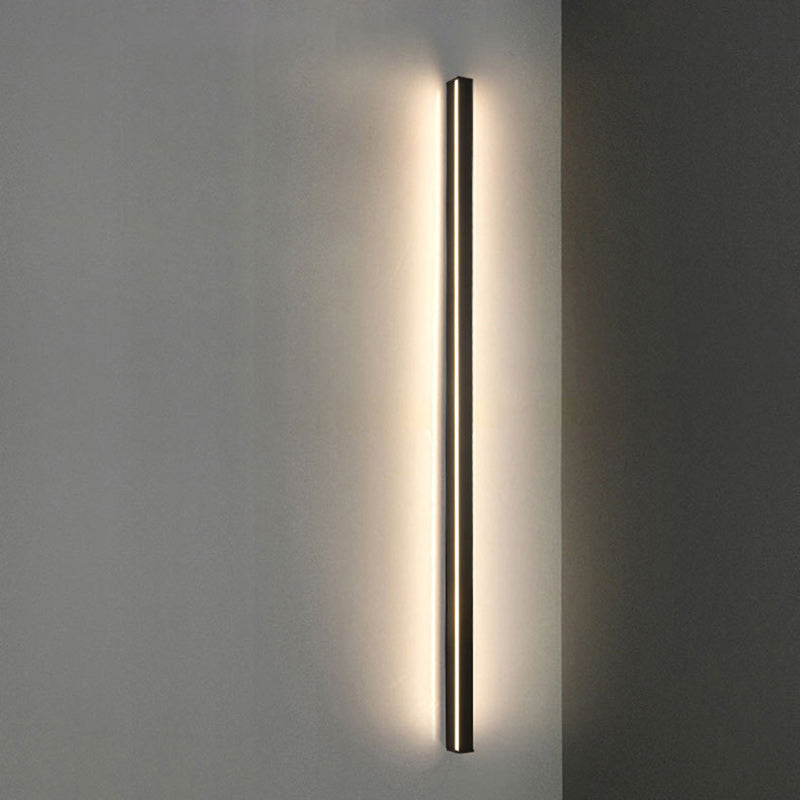 Linear Long Rectangular Iron PC LED Wall Sconce Lamp