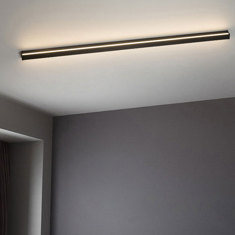Linear Long Rectangular Iron PC LED Wall Sconce Lamp