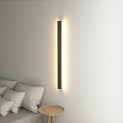Linear Long Rectangular Iron PC LED Wall Sconce Lamp