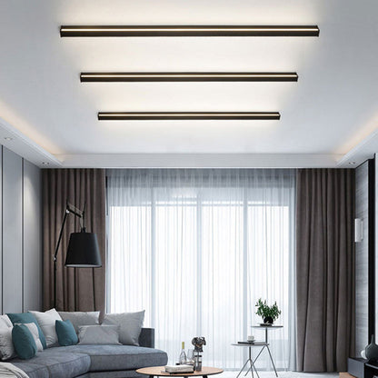 Linear Long Rectangular Iron PC LED Wall Sconce Lamp