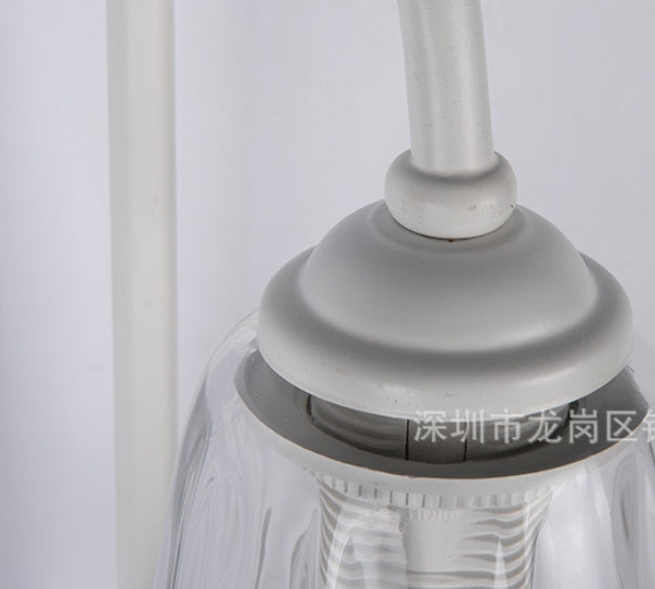 Angel Iron Glass Ceramic Resin 1-Light Wall Sconce Lamp