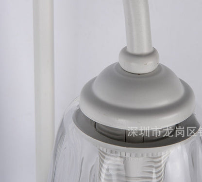 Angel Iron Glass Ceramic Resin 1-Light Wall Sconce Lamp