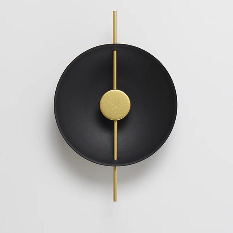 Creative Flying Saucer Round Hardware LED Wall Sconce Lamp