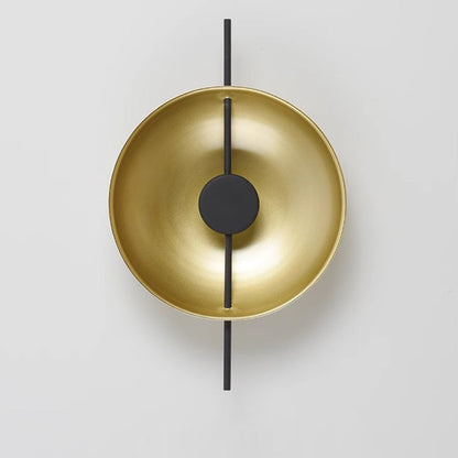 Creative Flying Saucer Round Hardware LED Wall Sconce Lamp