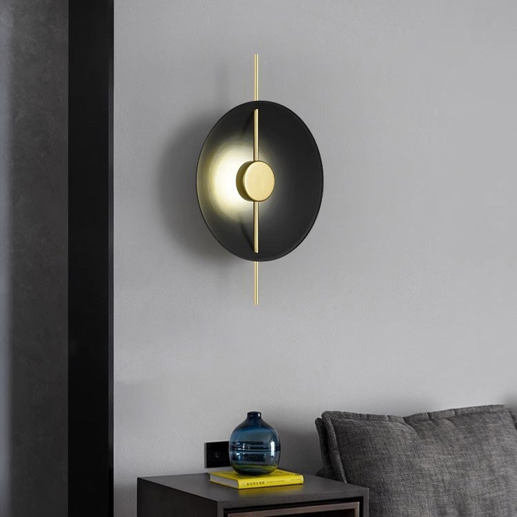 Creative Flying Saucer Round Hardware LED Wall Sconce Lamp