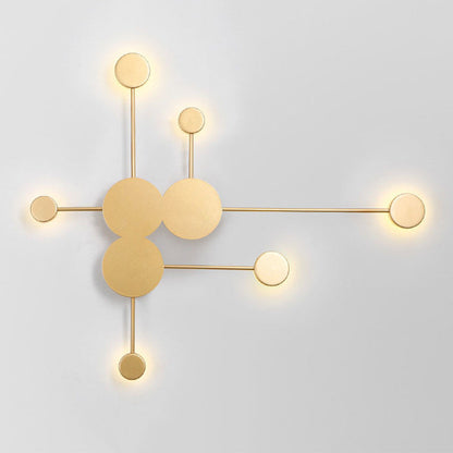 Creative Dipper Round Iron Acrylic LED Wall Sconce Lamp