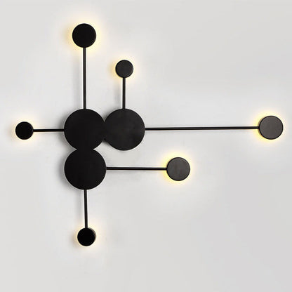 Creative Dipper Round Iron Acrylic LED Wall Sconce Lamp
