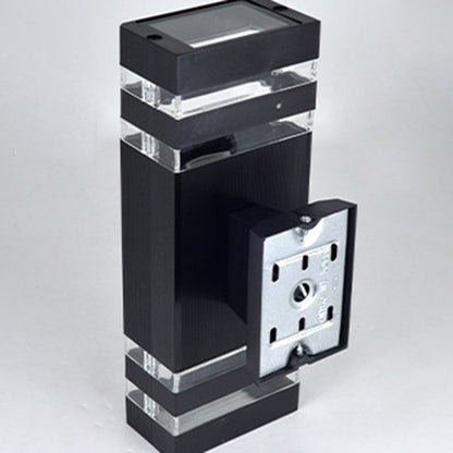 Waterproof Rectangle PVC Acrylic 2-Light Wall Sconce Lamp