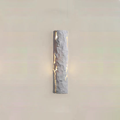 Creative Tree Stump Cylinder Resin LED Wall Sconce Lamp