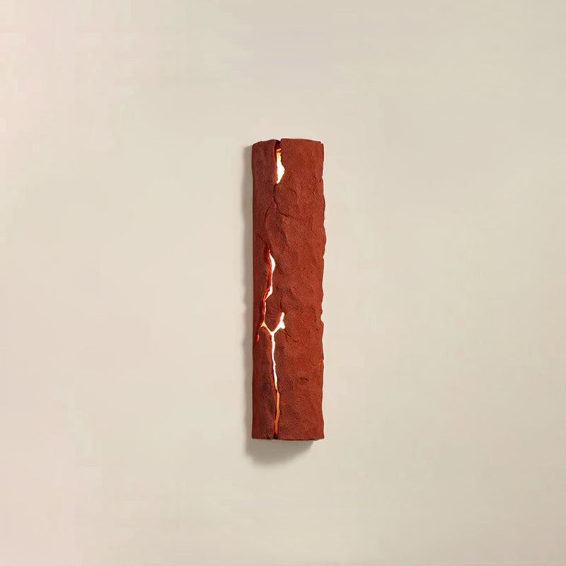 Creative Tree Stump Cylinder Resin LED Wall Sconce Lamp