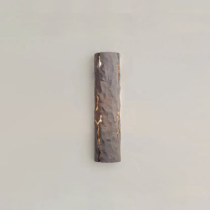 Creative Tree Stump Cylinder Resin LED Wall Sconce Lamp