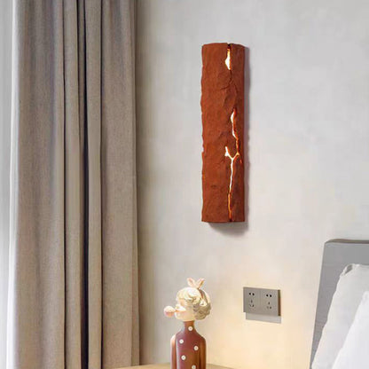 Creative Tree Stump Cylinder Resin LED Wall Sconce Lamp