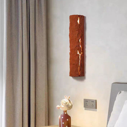Creative Tree Stump Cylinder Resin LED Wall Sconce Lamp