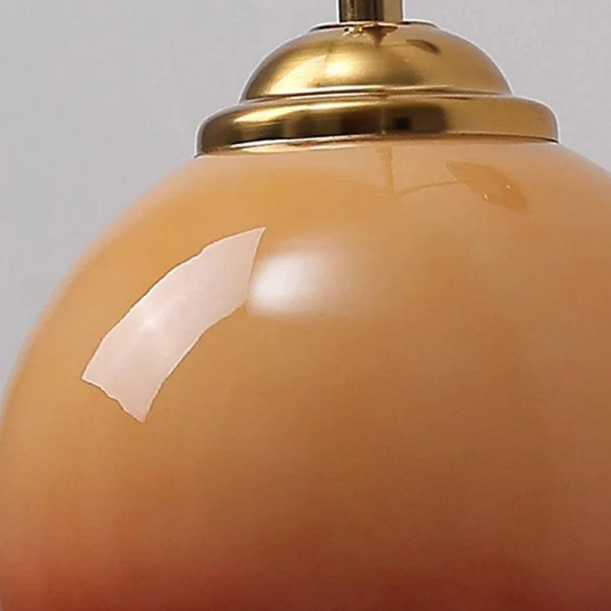 Mid-Century Oval Ash Wood Glass 1-Light Wall Sconce Lamp