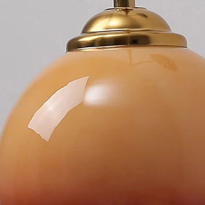 Mid-Century Oval Ash Wood Glass 1-Light Wall Sconce Lamp