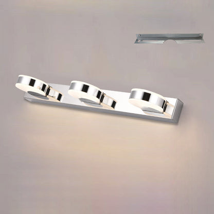 Minimalist Round Linear Iron Acrylic LED Wall Sconce Lamp