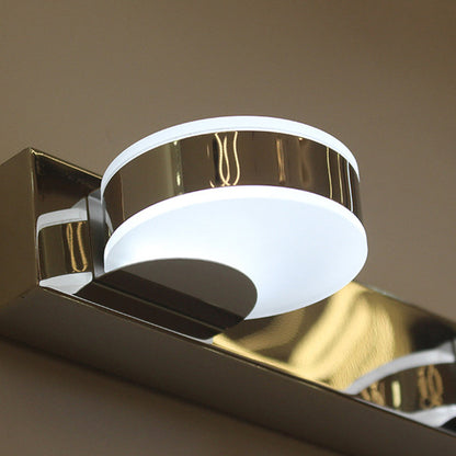 Minimalist Round Linear Iron Acrylic LED Wall Sconce Lamp