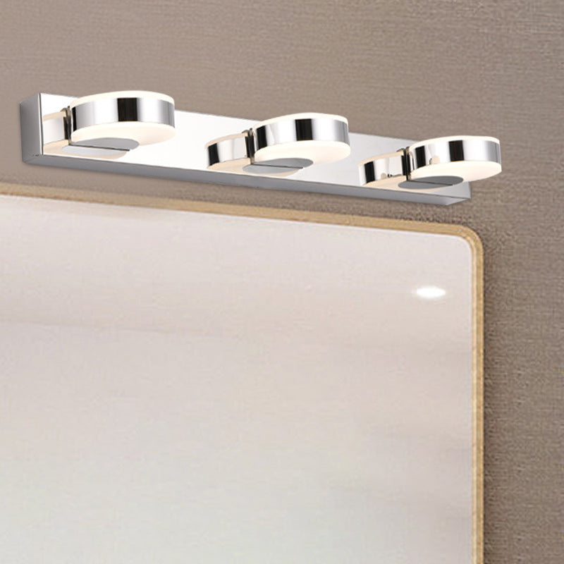 Minimalist Round Linear Iron Acrylic LED Wall Sconce Lamp