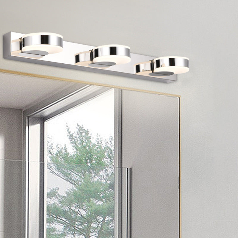 Minimalist Round Linear Iron Acrylic LED Wall Sconce Lamp