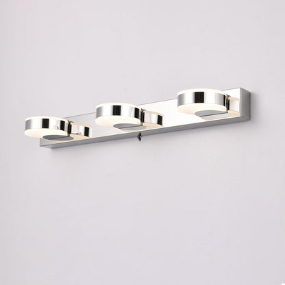Minimalist Round Linear Iron Acrylic LED Wall Sconce Lamp