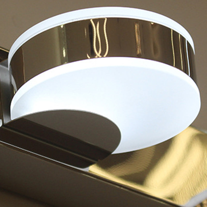 Minimalist Round Linear Iron Acrylic LED Wall Sconce Lamp