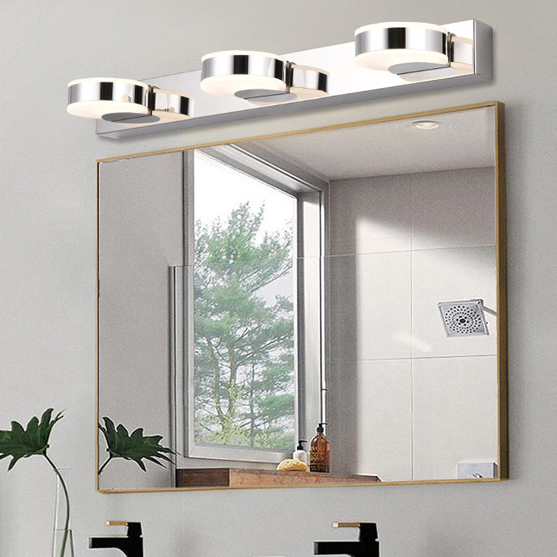 Minimalist Round Linear Iron Acrylic LED Wall Sconce Lamp