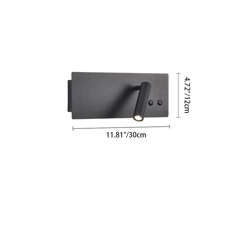 Rectangular Spotlight Iron Aluminum LED Wall Sconce Lamp