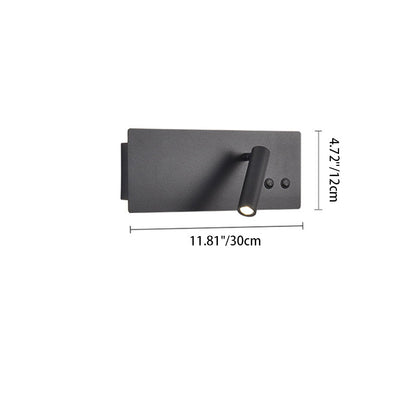 Rectangular Spotlight Iron Aluminum LED Wall Sconce Lamp