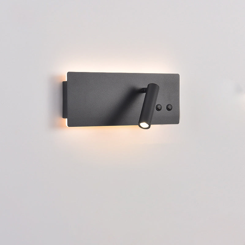 Rectangular Spotlight Iron Aluminum LED Wall Sconce Lamp