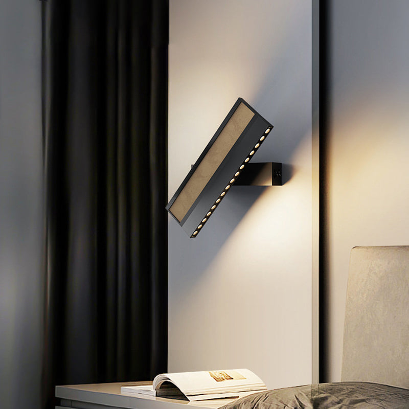 Rotatable Linear Silicone Aluminum LED Wall Sconce Lamp