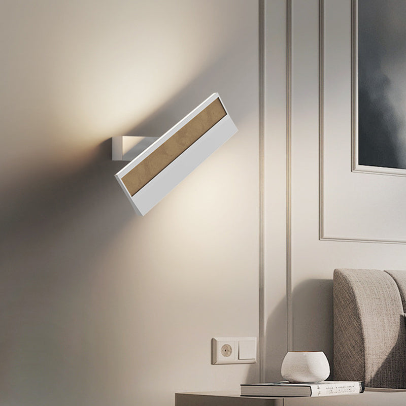 Rotatable Linear Silicone Aluminum LED Wall Sconce Lamp