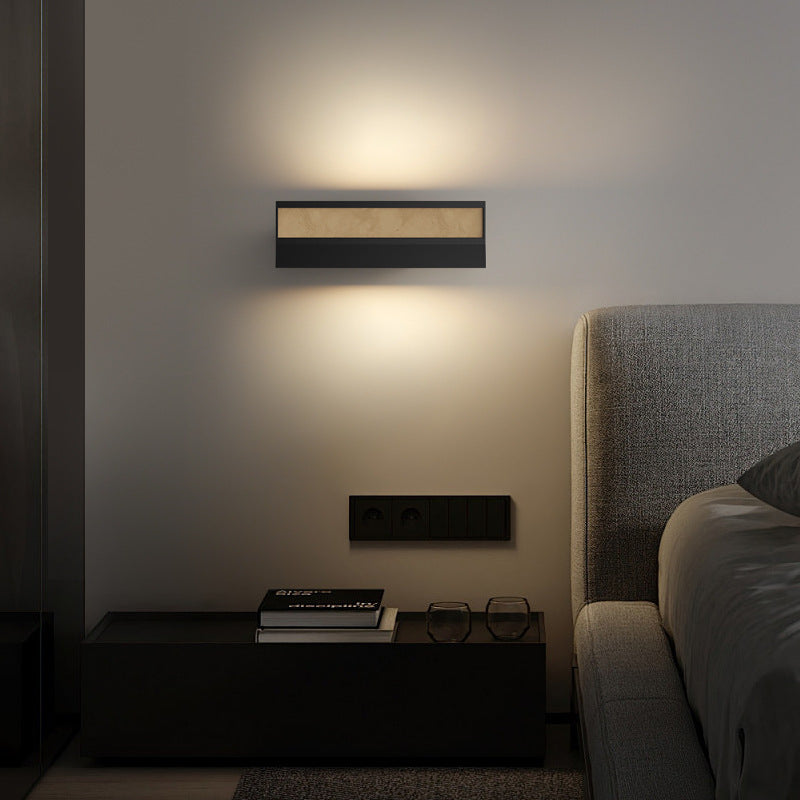 Rotatable Linear Silicone Aluminum LED Wall Sconce Lamp