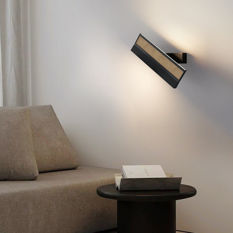 Rotatable Linear Silicone Aluminum LED Wall Sconce Lamp