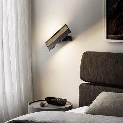 Rotatable Linear Silicone Aluminum LED Wall Sconce Lamp
